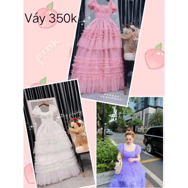 váy voan chụp mẫu makeup, đi tiệc đi chơi