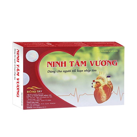 Ninh Tâm Vương- hỗ trợ ổn định nhịp tim, giảm kích thích cơ tim, tăng cường tuần hoàn máu