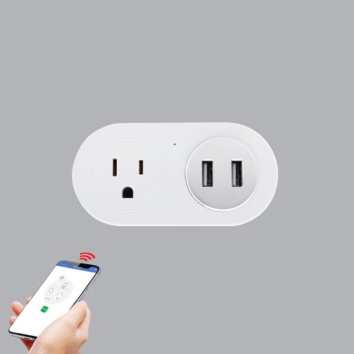 Ổ cắm thông minh SMART WIFI kết hợp 2 cổng USB SWP16-5 MPE - Điện VIệt