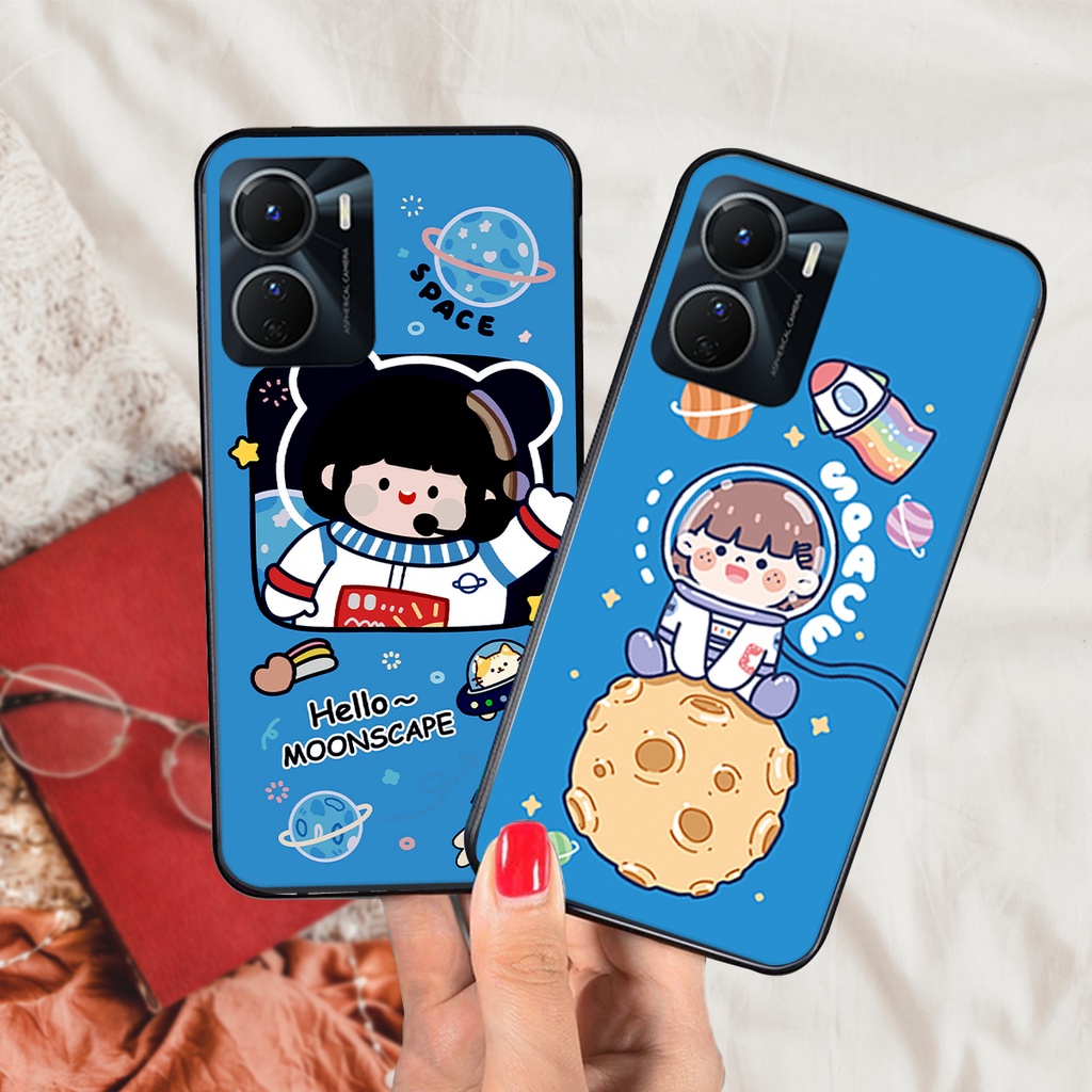 Ốp lưng Vivo Y16 4G - Vivo Y22S - Vivo T1 5G phi hành gia nhiều mẫu cực bền cute
