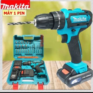 Máy Khoan Pin Bê Tông Bắt Vít MAKITA 24V - 3 chức năng- 2 Pin 4Ah [ Tặng Phụ kiện đi kèm]