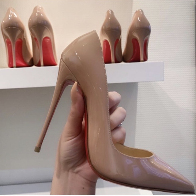 Giày cao gót 12p mũi nhọn