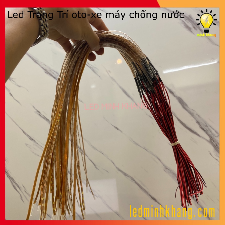 Đèn Led dây trang trí xe máy, ô tô, chống nước