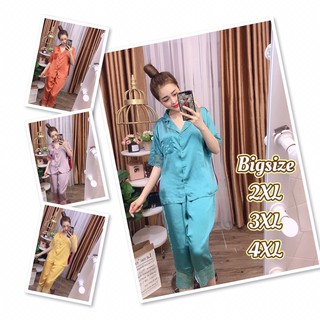 Đồ bộ lụa satin ren bigsize