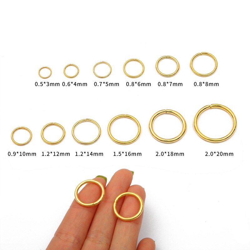 Set 100 Kẹp Tóc Kim Loại Màu Vàng / Bạc Có Thể Điều Chỉnh Kích Cỡ
