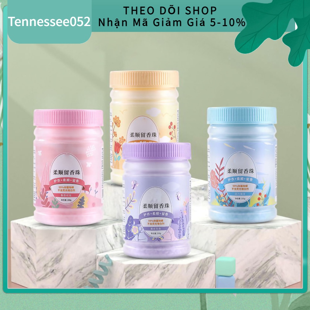 Hạt xả vải lưu hương tự nhiên thơm dịu lâu phai làm mềm chống tĩnh điện cho quần áo 200g