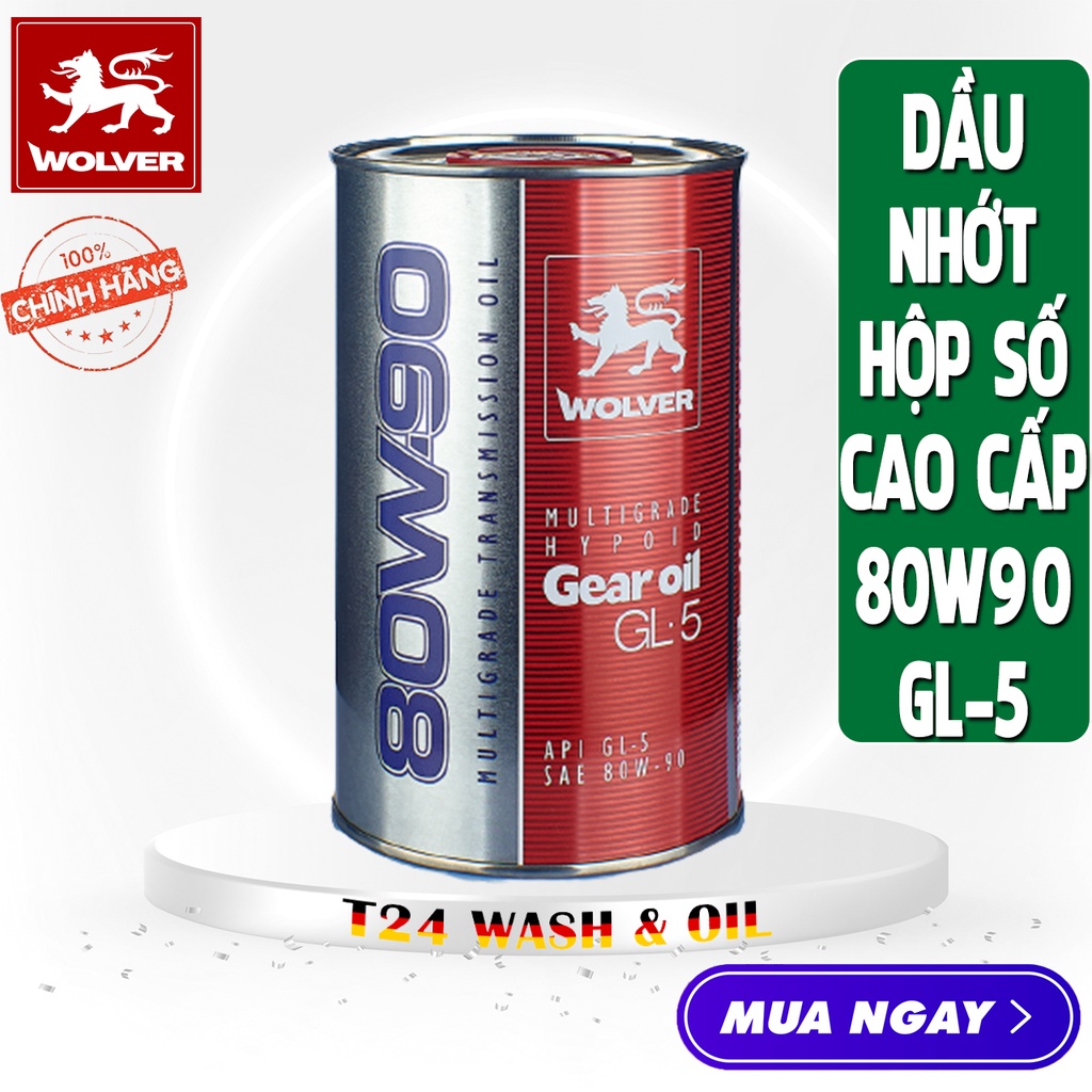 Nhớt láp Wolver Gear 80W90