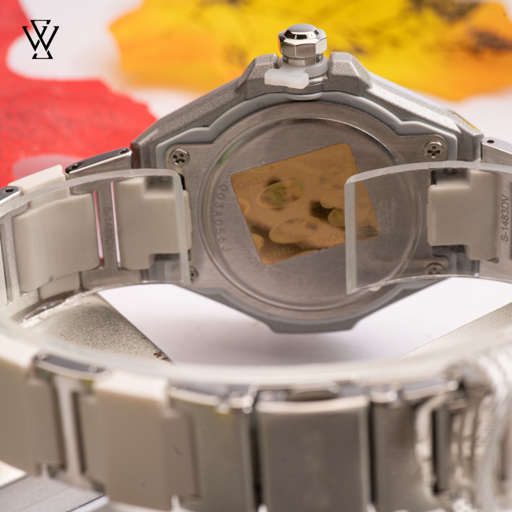 Đồng Hồ Năng Lượng Mặt Trời Nữ Casio Baby-G WATCHSTORE MSG-S500CD-7ADR Kính Khoáng 39mm, Vỏ Thép, Dây Nhựa Phối Kim Loại