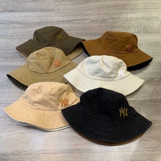 Mũ Bucket NY 2 Mặt Chất Dày (Hình Thật 100%)