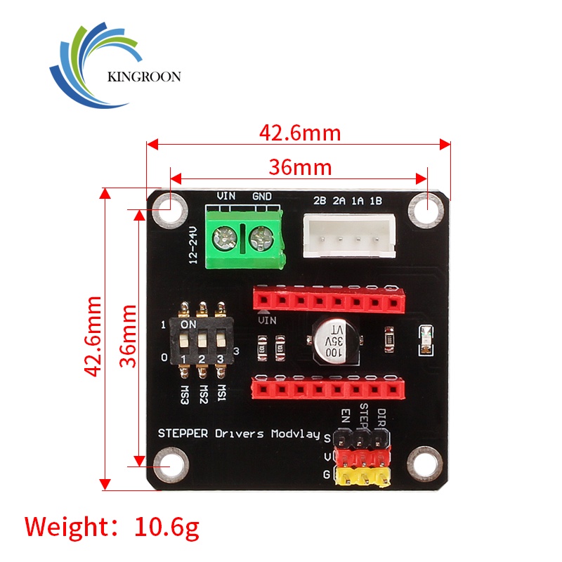 Bo Mạch Điều Khiển Động Cơ Bước DRV8825 A4988 42 Dành Cho Máy In 3D Arduino UNO R3 Ramps1.4 One