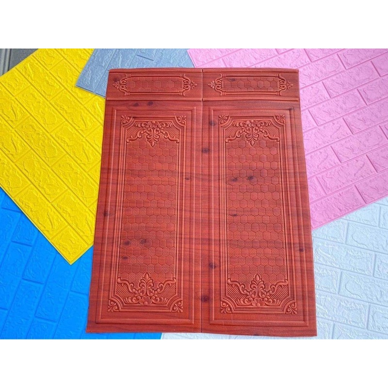 Xốp dán chân tường giả gỗ 70x90cm hàng chuẩn loại 1 | BigBuy360 - bigbuy360.vn