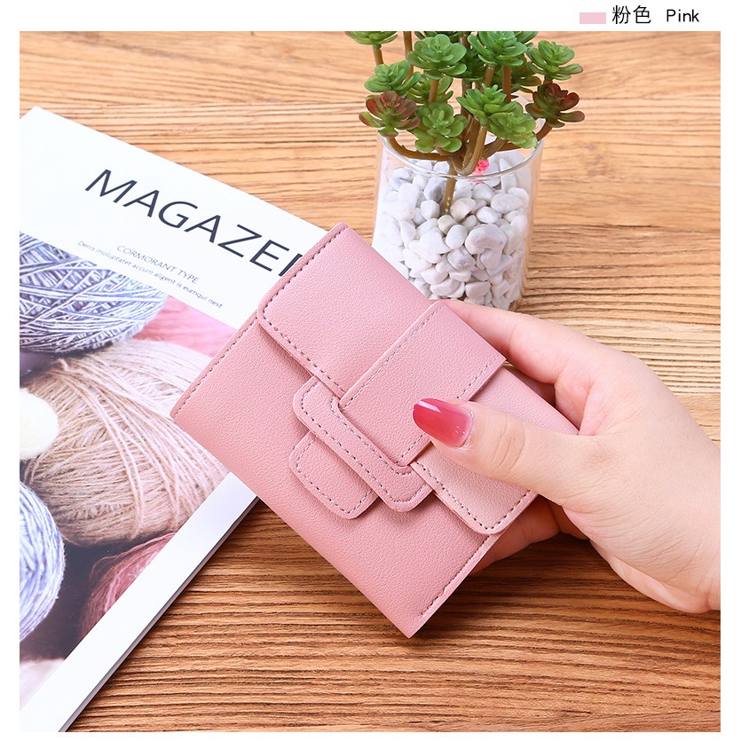 VÍ NỮ NGẮN VQY-1 12cm x 2cm x 9cm | BigBuy360 - bigbuy360.vn