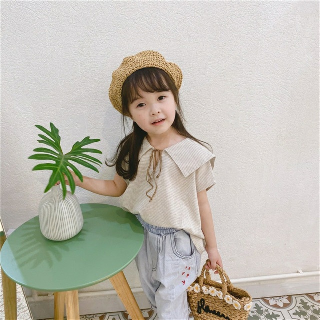 Áo sơ mi phong cách Hàn Quốc cho bé 4/5y-9/10y (khoảng 18-35kg)