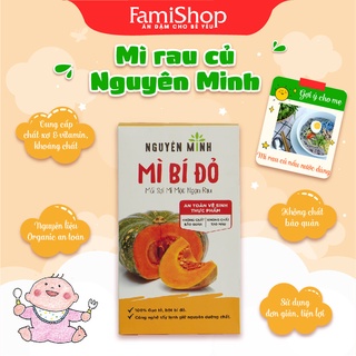 FamiShop Mì rau củ Nguyên Minh vị bí đỏ hộp 300gram