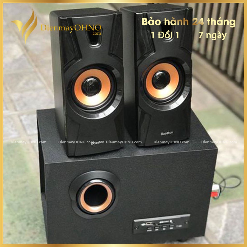 Loa Máy Tính Để Bàn Bluetooth 2 1 BOSSTON T3500 Led RGB Loa Vi Tính Mini PC Laptop Chính Hãng Bass Mạnh Công Suất Lớn