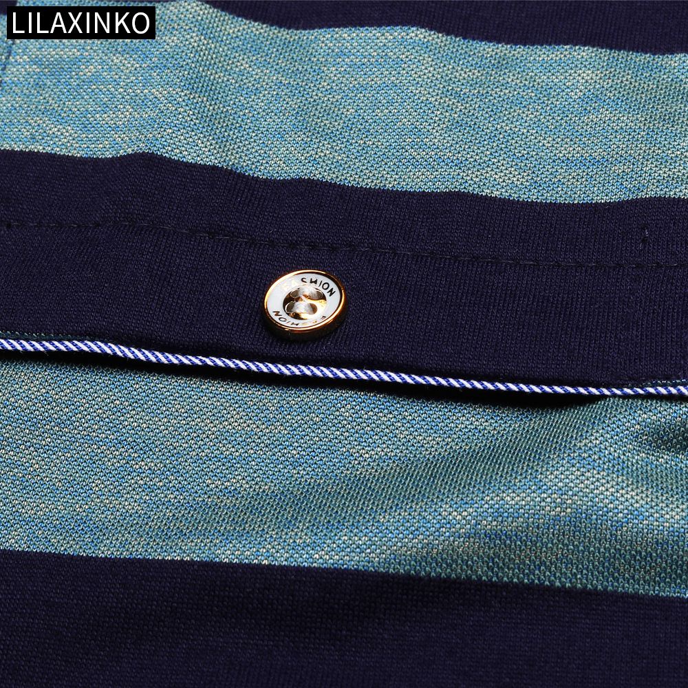 Áo Thun Polo Tay Ngắn Họa Tiết Kẻ Sọc 3 Màu Thời Trang Cổ Điển Cho Nam