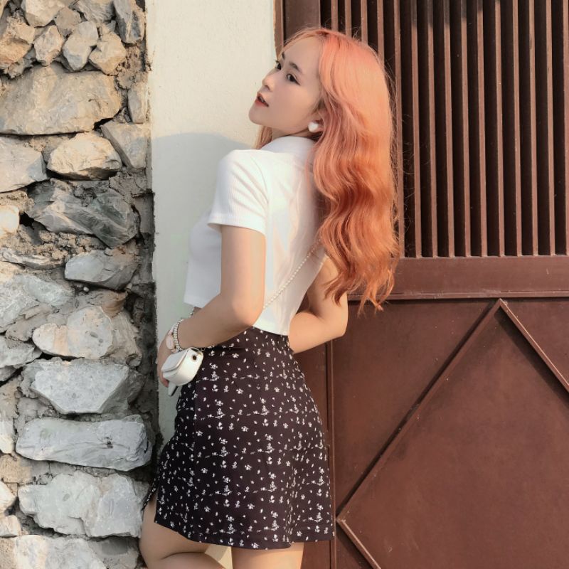 Hana skirt chân váy ngắn mini xẻ đùi form A