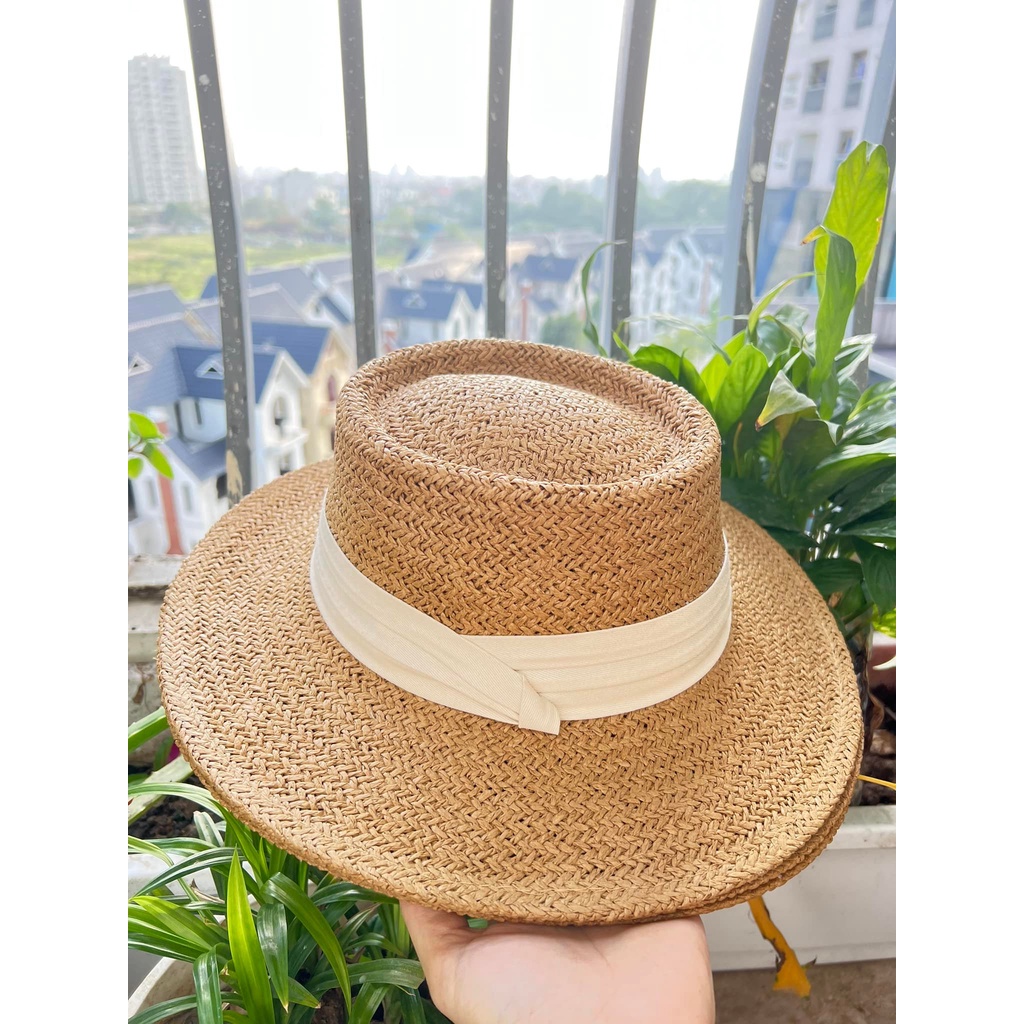 Mũ Cói Panama vành ngang cao cấp Hot 2023_SẴN HÀNG NÓN đi biển