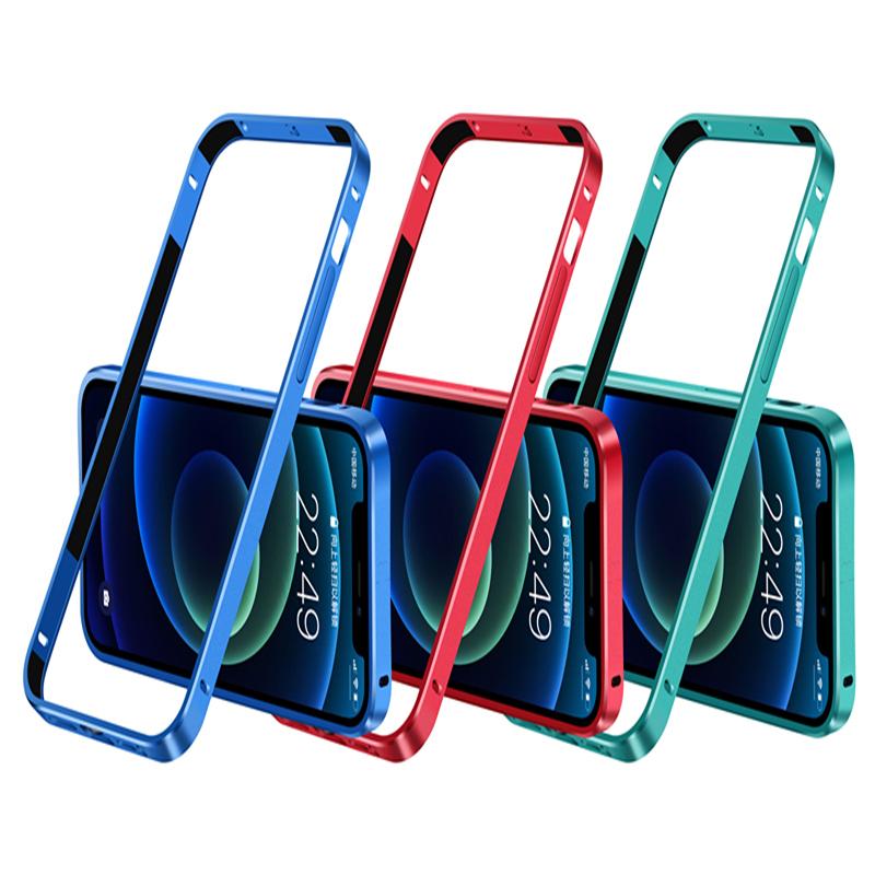 Ốp điện thoại viền nhôm sang trọng thích hợp cho iphone 12 mini pro max