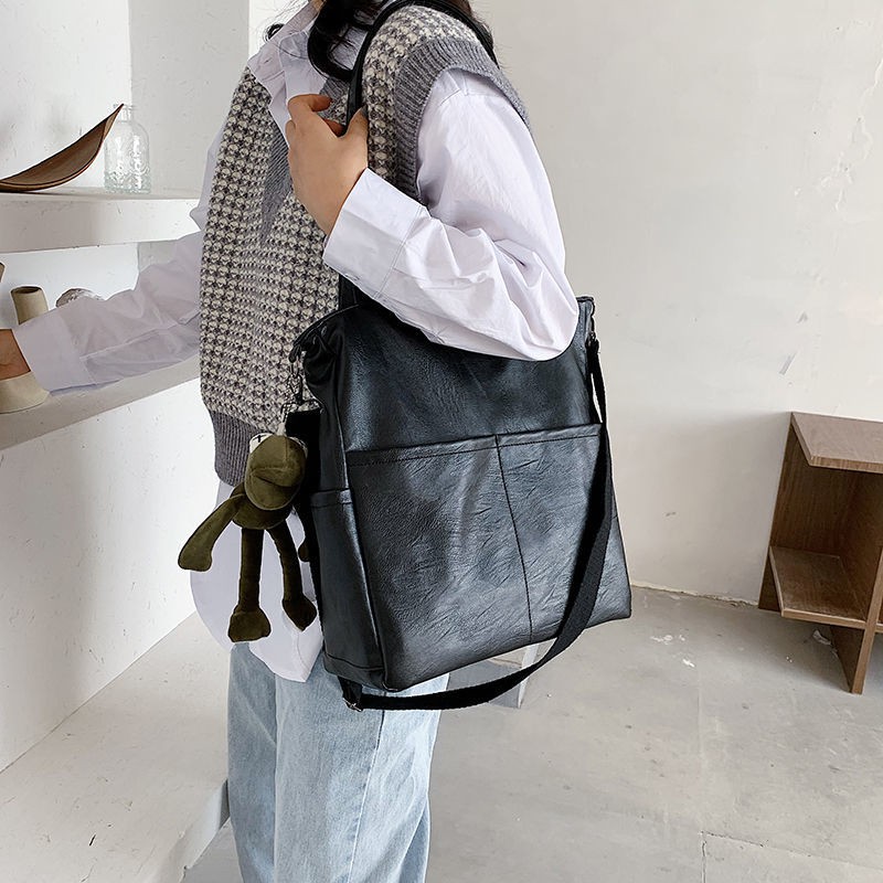 Túi Xách Da Mềm Cỡ Lớn Phong Cách Hàn Quốc Cho Nữ
