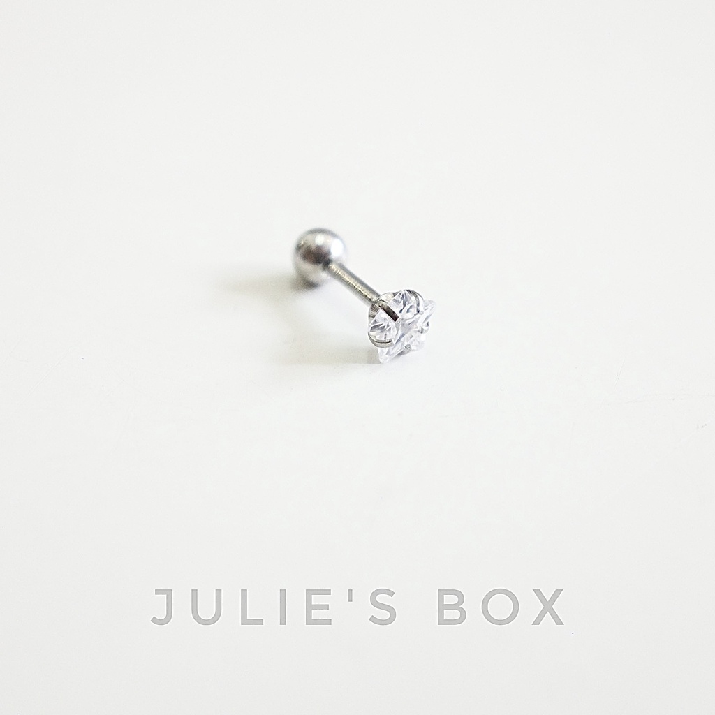 [COMBO] Tiết Kiệm 10-15K Set Khuyên Tai Bông Tai Titanium Unisex Không Đen Không Ngứa Không Gỉ Sét Không Dị Ứng Titan