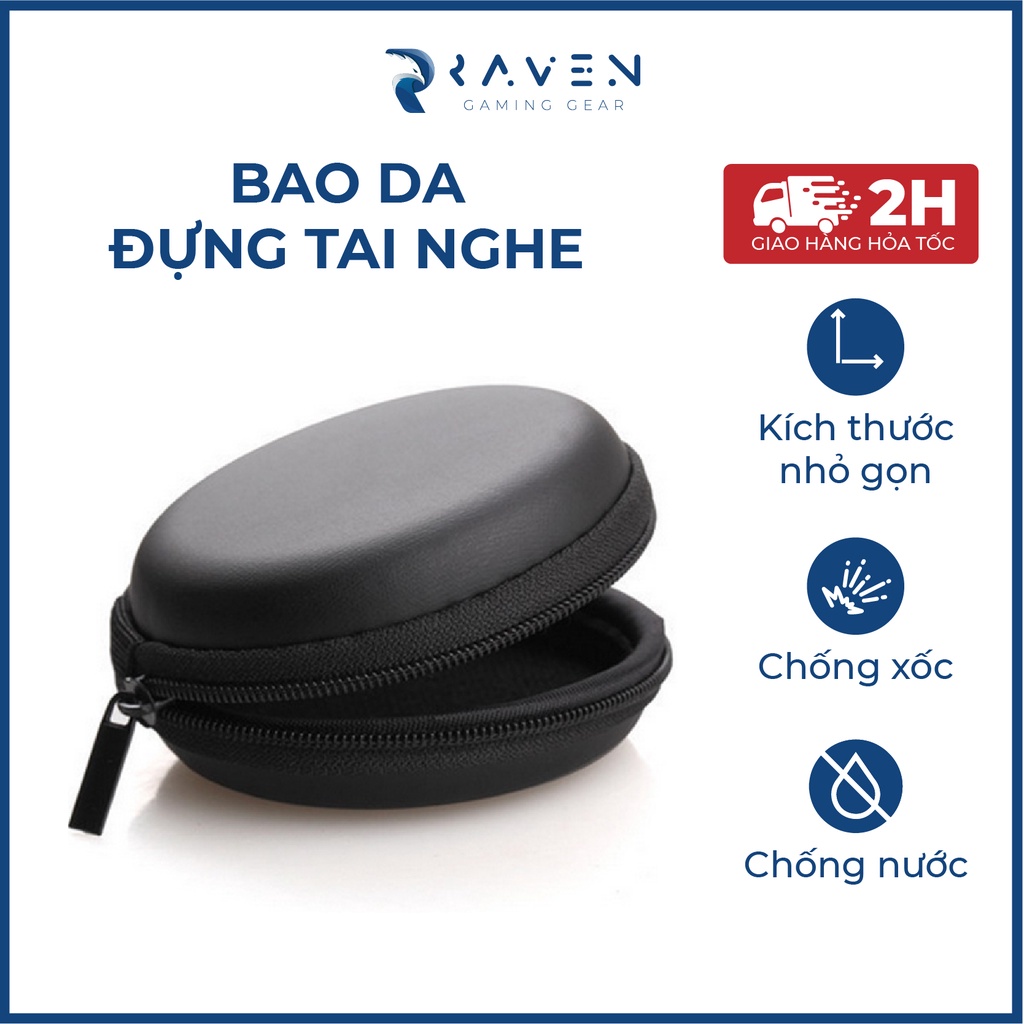 Bao Da Đựng Tai Nghe Tiện Lợi, Chống Nước