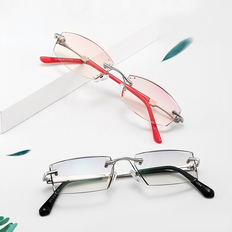 Kính lão thị không gọng cho nam và nữ chất lượng cao Kính đọc sách trên điện thoại di động có độ phân giải cao