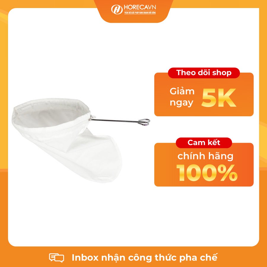 Vợt Lọc Trà Vải Khung Inox 19 cm