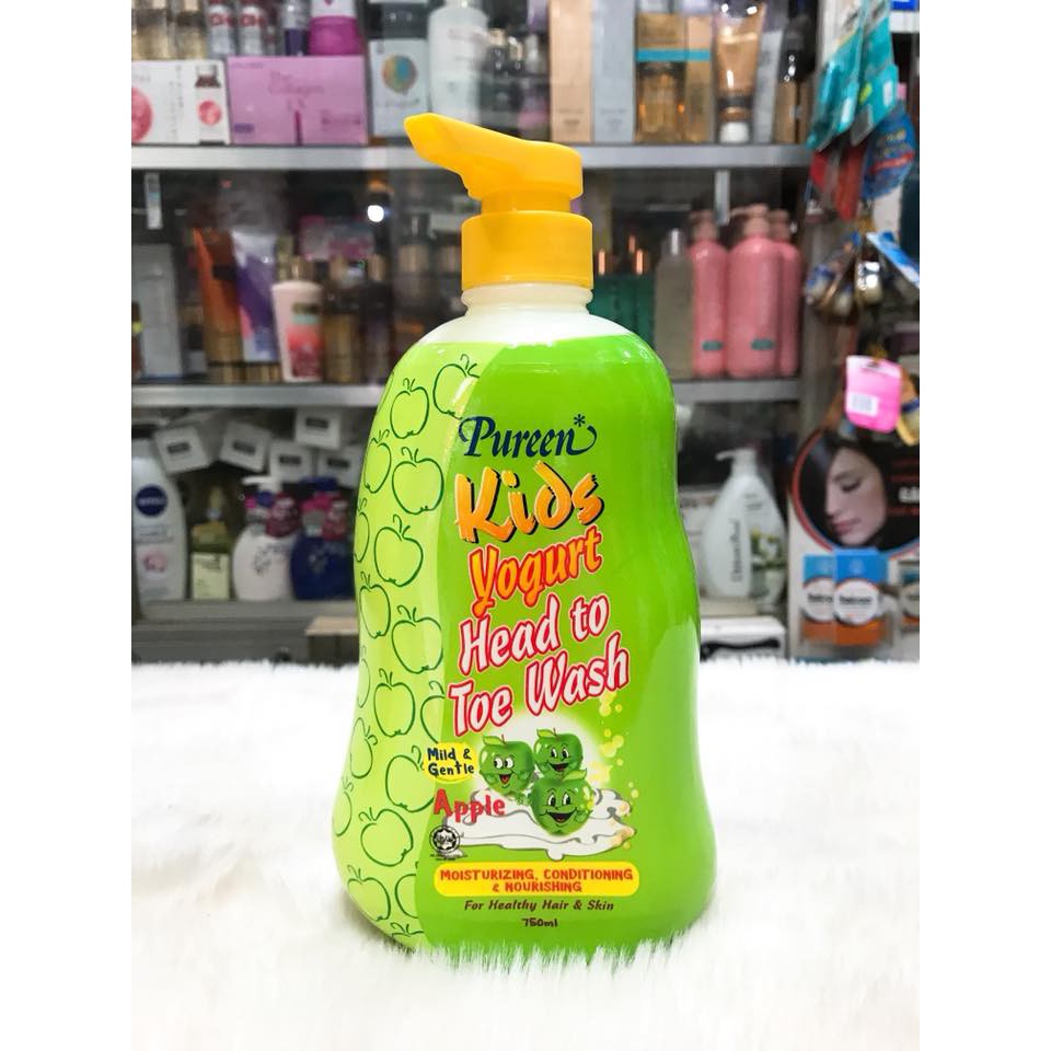 Sữa Tắm Gội Toàn Thân Cho Bé Sơ Sinh Và Trẻ Em PUREEN Nhập Khẩu Malaysia 750ml | BigBuy360 - bigbuy360.vn