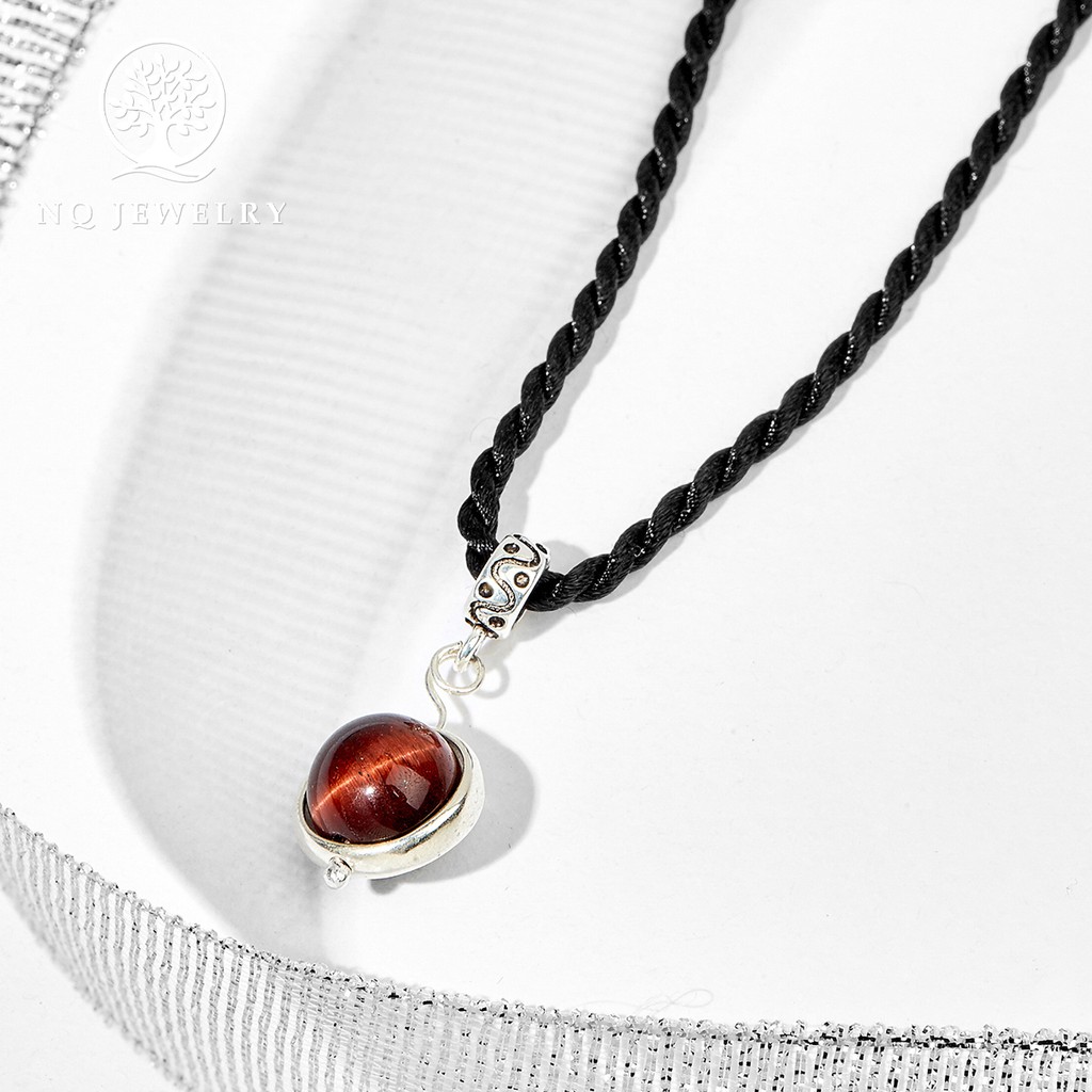 Mặt dây chuyền viền tròn bạc - NQ Jewelry