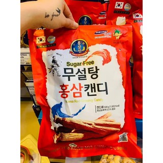 Kẹo hồng sâm không đường sugar free red ginseng candy - hàn quốc