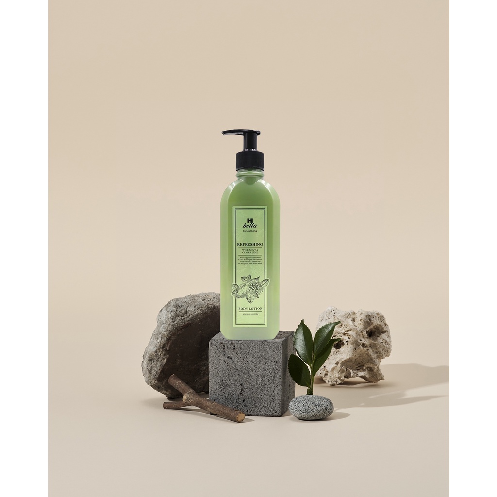 Sữa Dưỡng Thể H Bella By Watsons Refreshing Từ Bạc Hà Á &amp; Chanh Trứng Cá 300ml