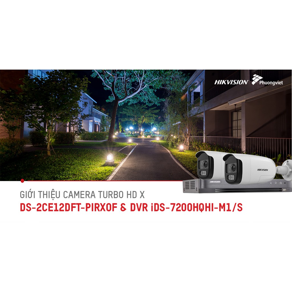 Camera IP 2Mp có màu ban đêm, có mic HIKVISION DS-2CD1T27G0-LUF (chính hãng Hikvision Việt Nam)