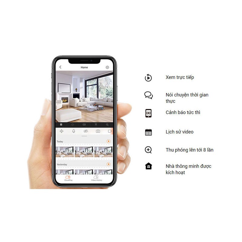 Camera IP Wifi EZVIZ CS C1C 1MP -Hồng Ngoại Không Dây-Có Chức Năng Tắt Đèn Hồng Ngoại-Bảo hành 24 Tháng | BigBuy360 - bigbuy360.vn
