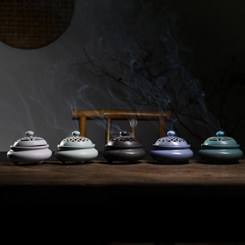 rồng Lư hương thắp hương, lư hương gốm sứ thiết kế lư hương lư xông trầm hương đỉnh đốt nhang gốm sứ | BigBuy360 - bigbuy360.vn