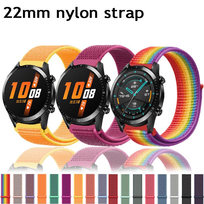 Dây Đeo Nylon 22mm Cho Đồng Hồ Thông Minh Huawei Watch Gt2 46mm