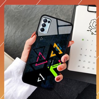 Ốp lưng kính 3D Oppo Reno 5