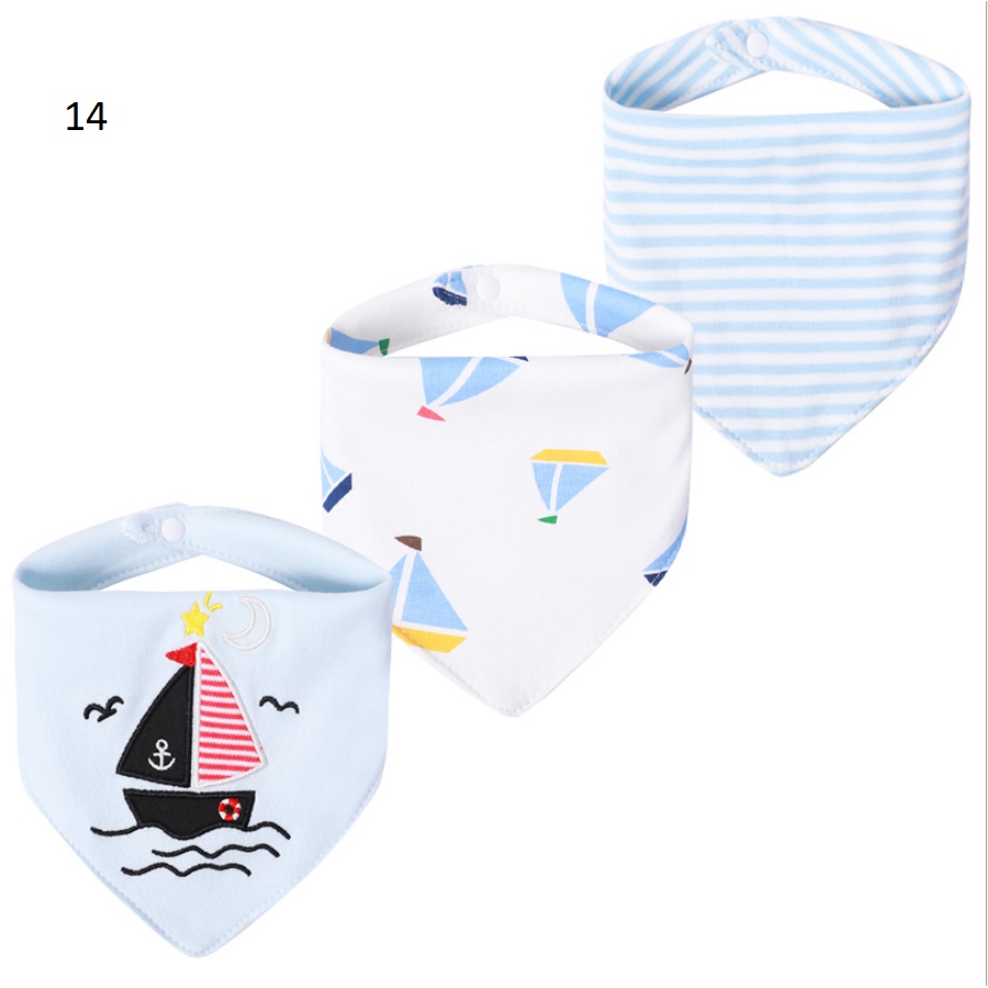 Khăn tam giác Momcare set 3c - Bé Trai