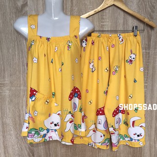Đồ bộ tole - Đồ bộ lanh lửng dây bản (45-70kg)