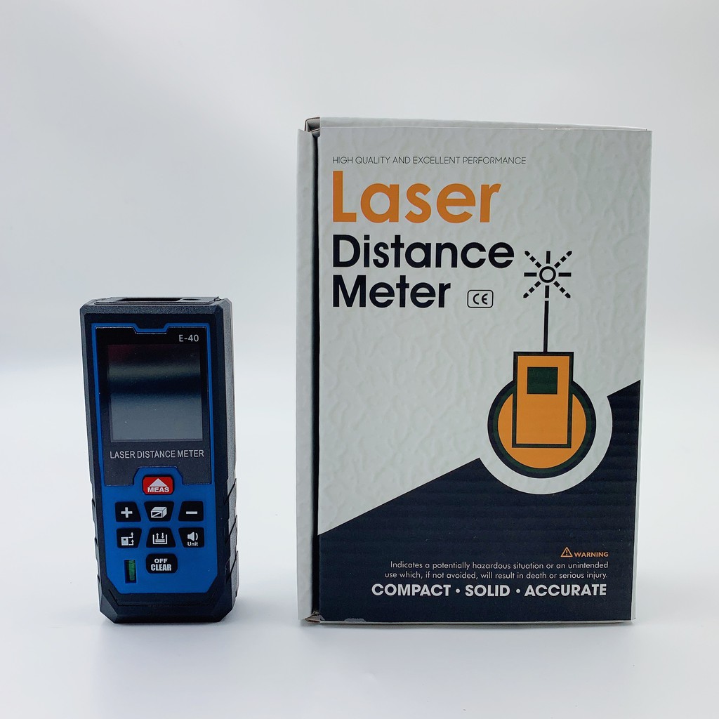 [MỚI] Máy Đo Khoảng Cách Laser MASAKI Tia Đỏ E40, E60 - 40M, 60M Sử Dụng Pin Sạc