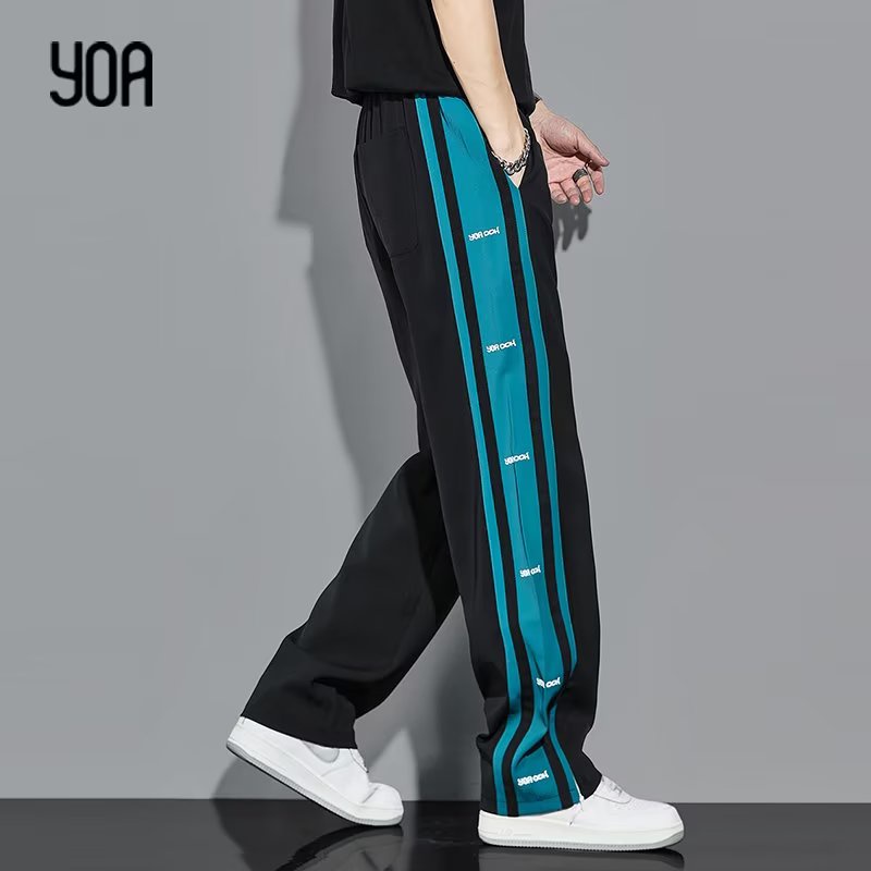 Quần Dài Lưng Thun Dáng Rộng Cỡ Lớn M-3XL Thời Trang Hàn Quốc Trẻ Trung Cho Nam