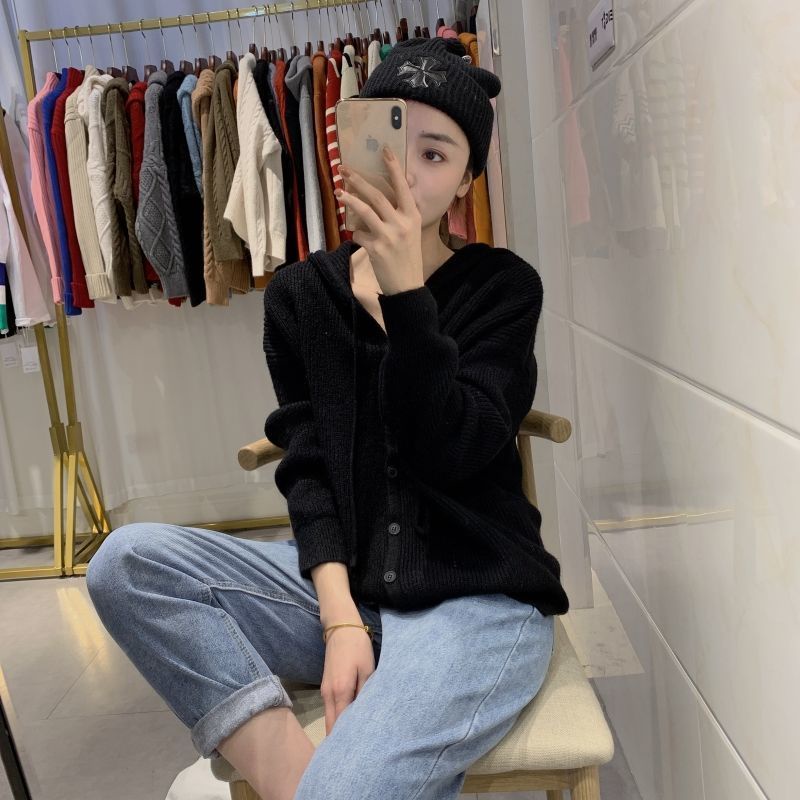 Áo khoác nữ tay dài có nón màu sắc thời trang