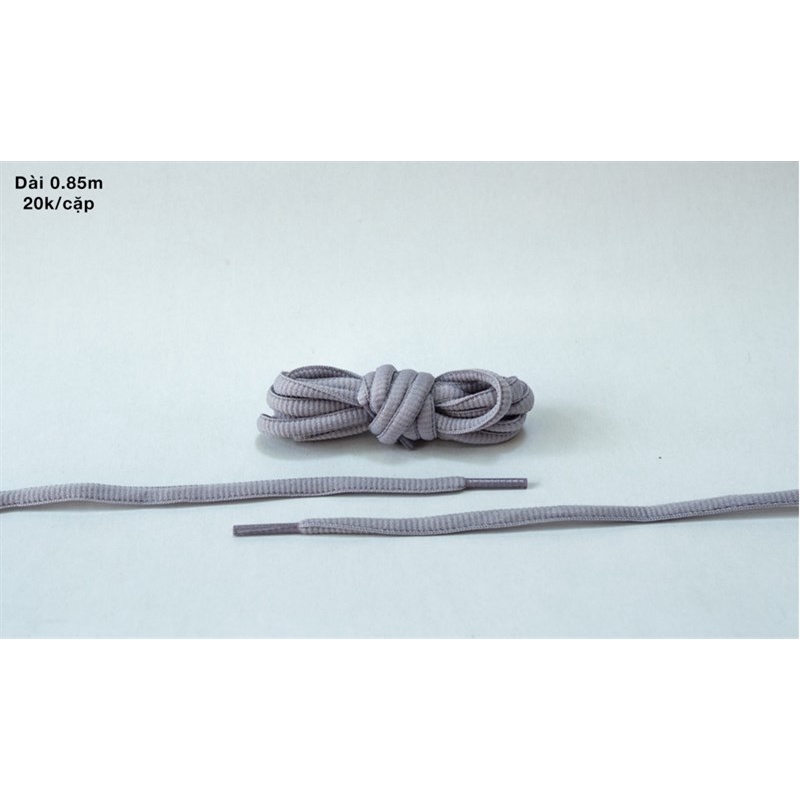 Dây Giày Thể Thao Sneaker Nike, Màu Xám Oval Chính Hãng (1 Cặp)