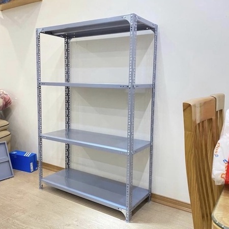 Kệ sắt v lỗ đa năng: Dài 60cm x rộng 30cm x cao 1m5 x 4 tầng