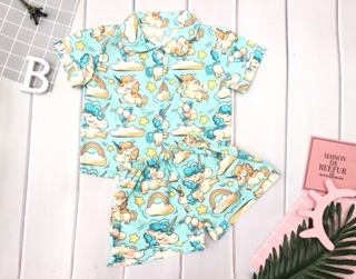 [GIẢM GIÁ] Pyjama thô lụa 100% cotton cho mẹ và bé