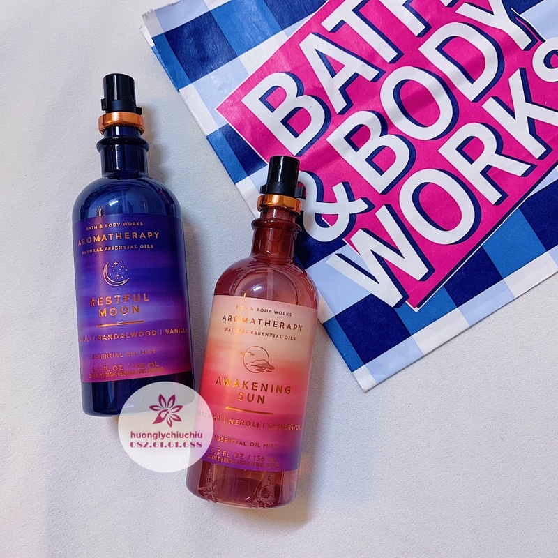 Xịt thơm tinh dầu thư giãn Bath and Body works - xịt gối pillow mist
