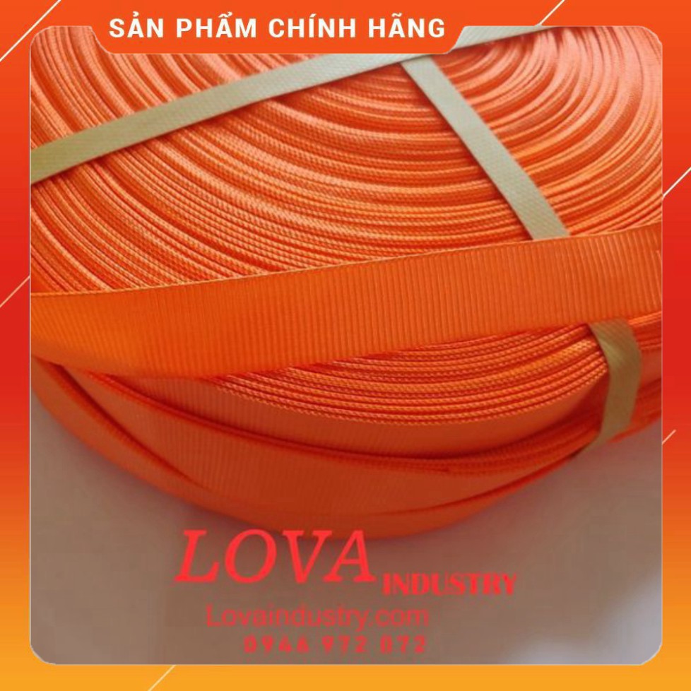 Cuộn dây đai polyester 25mm 100 mét, 30 mét 50 mét dây bẹ buộc hàng hóa