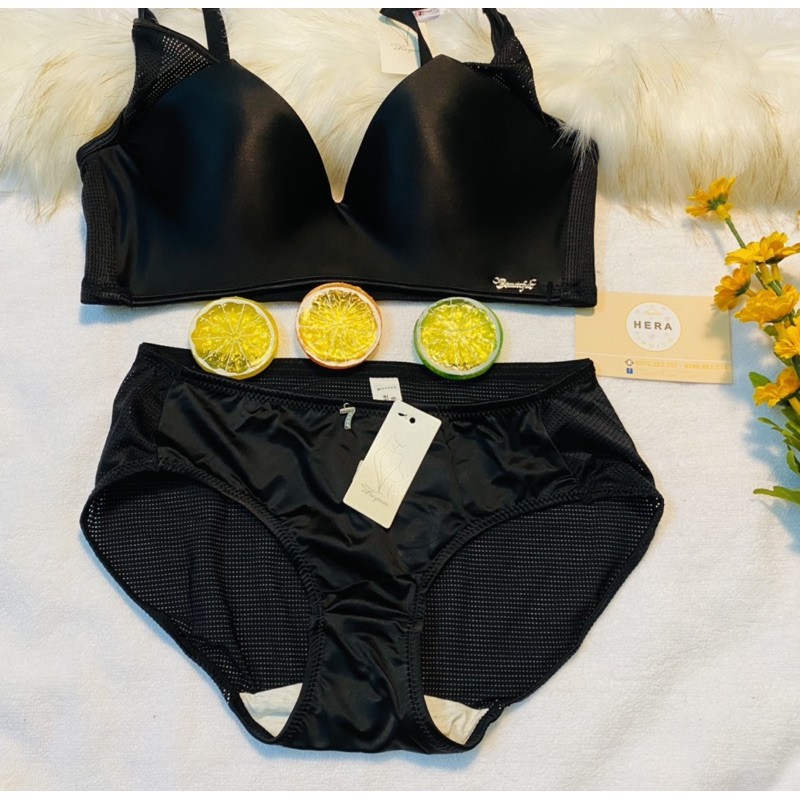 Bộ đồ lót nữ đúc su phối ren đẹp xuất Nhật HERA shop | BigBuy360 - bigbuy360.vn