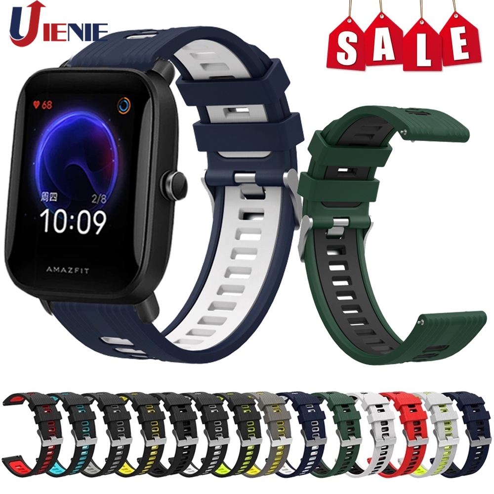 Dây Đeo Silicon 20mm Cho Đồng Hồ Thông Minh Huami Amazfit Bip Lite/ Bip U Pro / GTS 3 2 2e Gts2