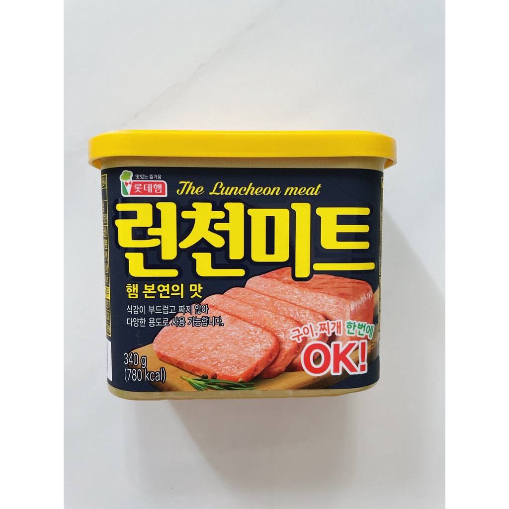 Thịt Hộp Lotte The Luncheon Meat Hàn Quốc - Hộp 340g